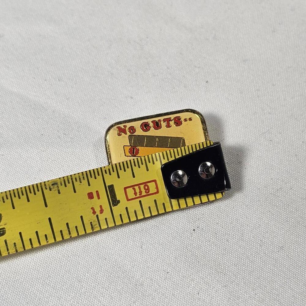 Vintage No Guts No Glory Sprint Dirt Track Racecar Cart Souvenir Lapel Hat Pin - Picture 2 of 3